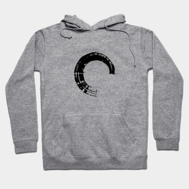 Circle Icon Hoodie by Mzerart